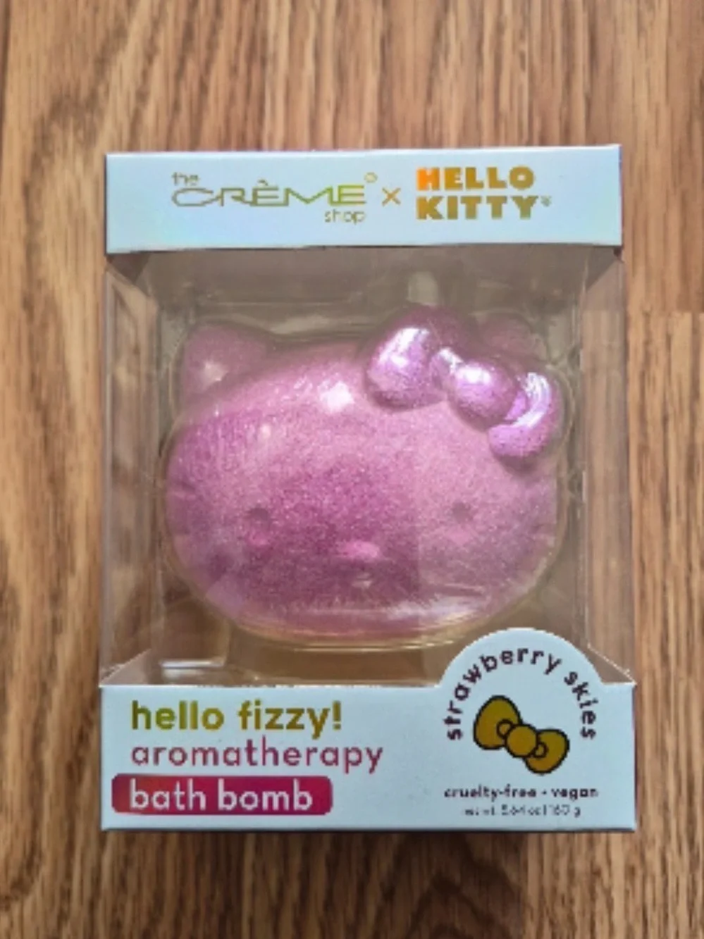 The Crème Shop Hello Kitty Pink Aromatherapy Bath Bomb by The Crème Shop